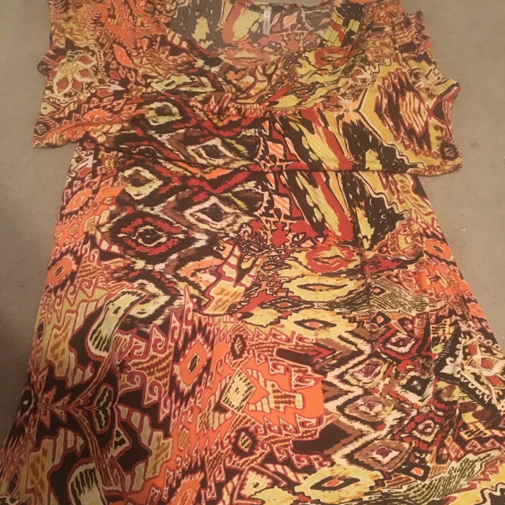 Two Pc Top skirt